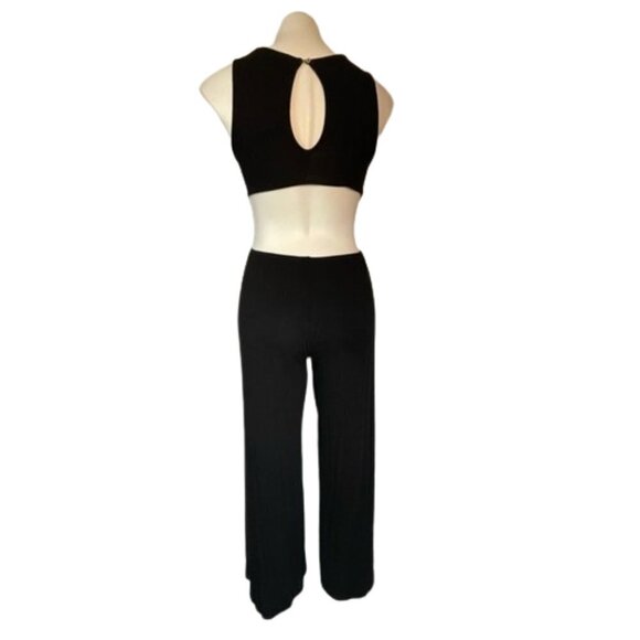 Free People Beach Tamarama Maxi Jumpsuit Cutout Knot Front - Picture 5 of 7